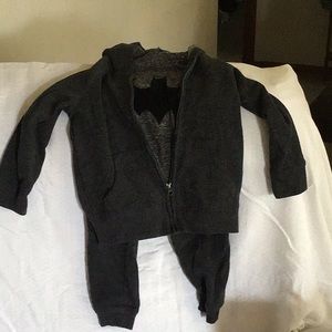 Boys sweatsuit with Batman t-shirt